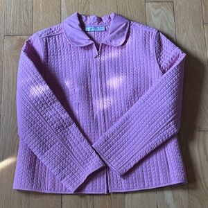 Marisa Christina Light Pink Quilted Utility Jacket